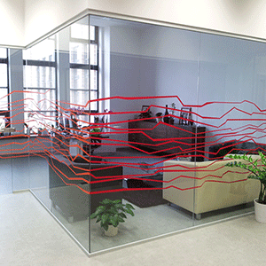 üveg térelválasztó